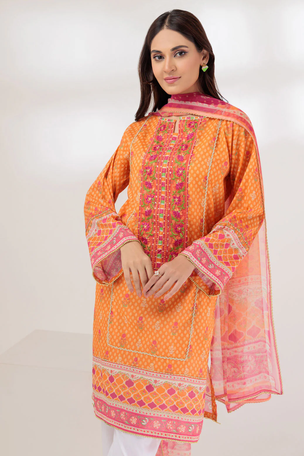 ORANGE-LAWN-2 PIECE (SAS232P30) - Image 4