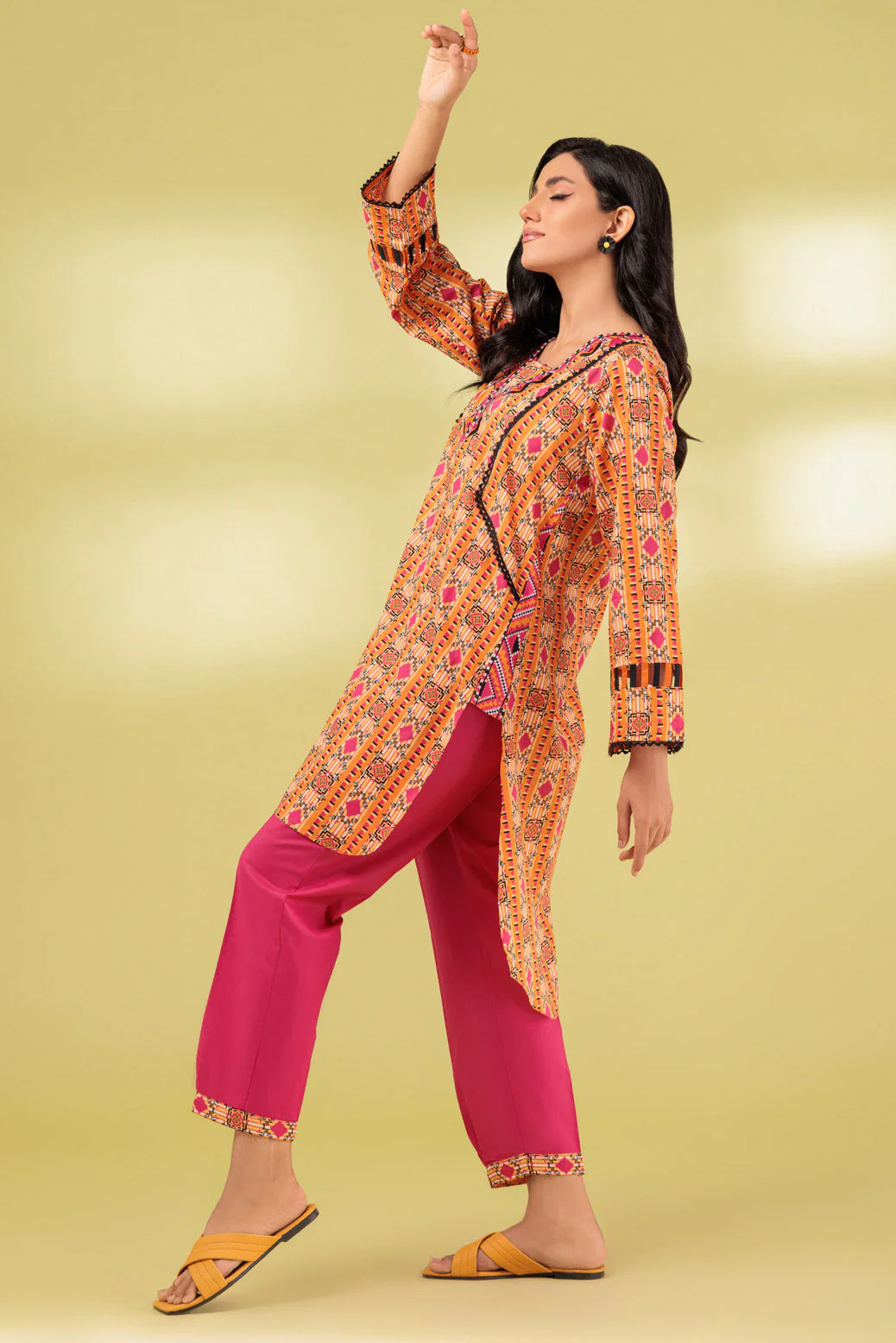 ORANGE-LAWN-2 PIECE (SSS232P42) - Image 3