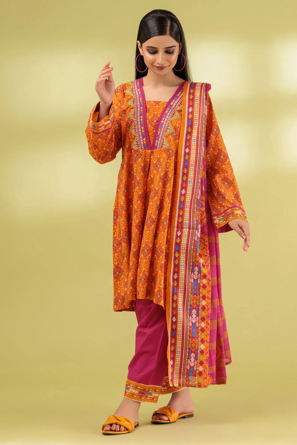 ORANGE-LAWN-3 PIECE (SSS233P105) - Image 3
