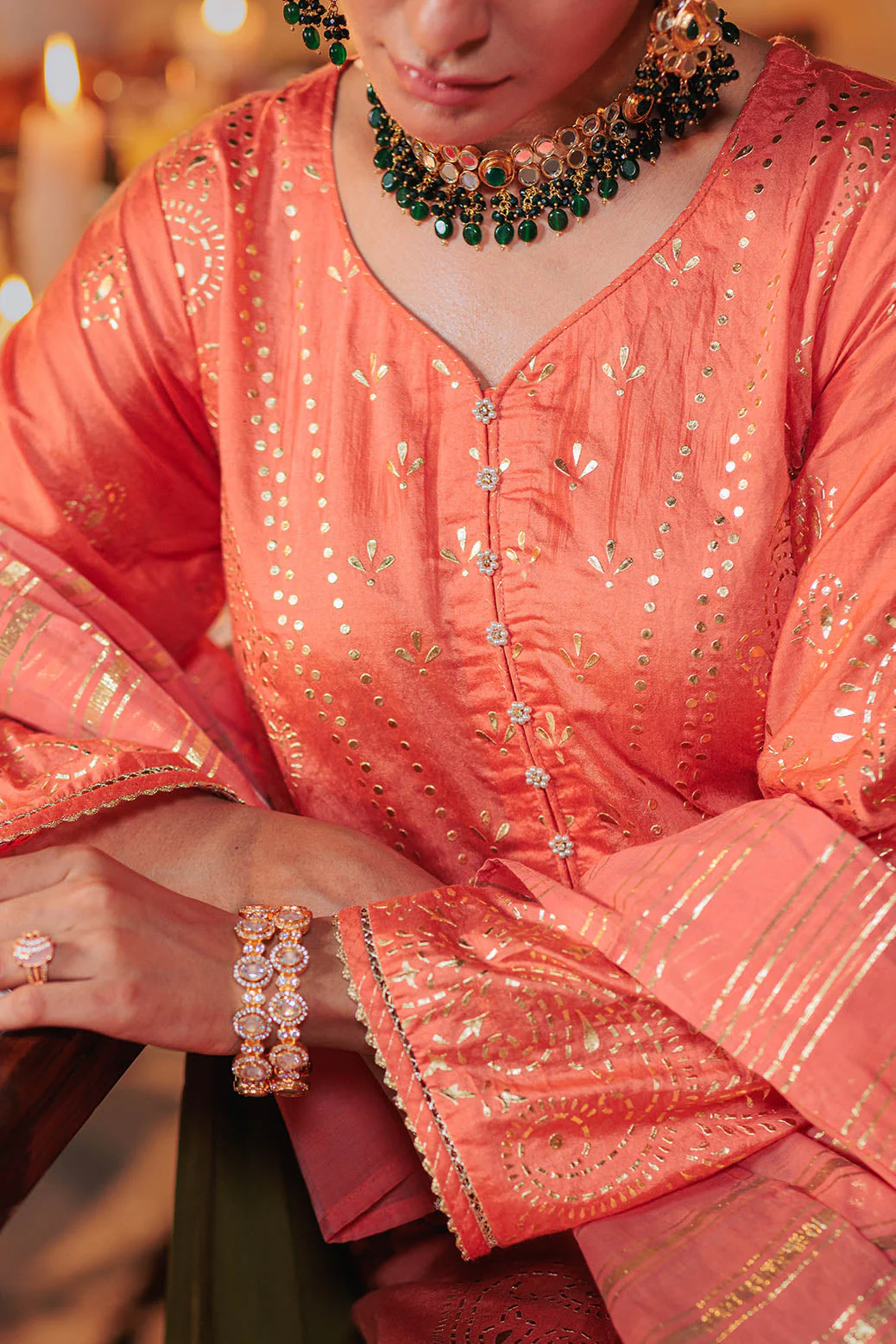 ORANGE-VISCOSE-3 PIECE (BPS5243P43) - Image 2
