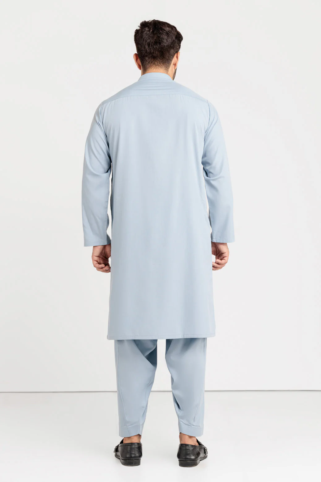 P-BLUE-BLENDED-KURTA SHALWAR (KSRS23-028) - Image 3