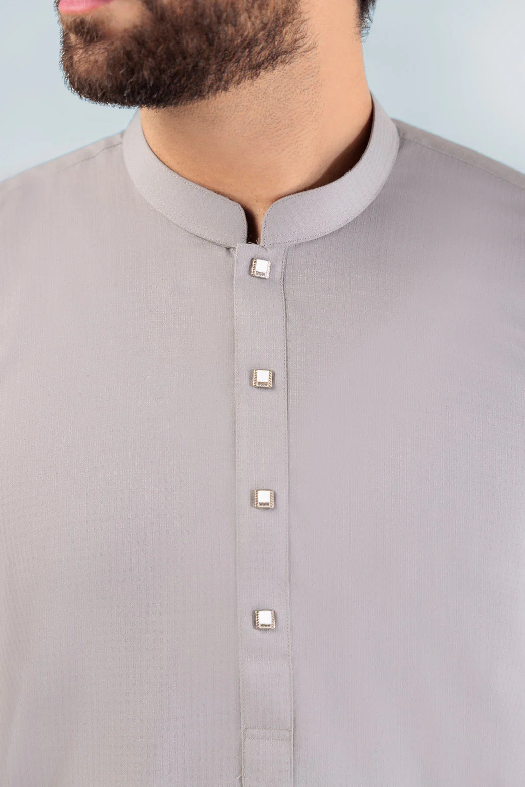 P-GREY-BLENDED-SHALWAR SUIT - (GSBS24-017) - Image 2
