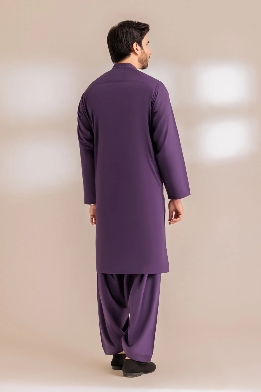 P-PURPLE-BLENDED-KURTA SHALWAR - (KSRS23-099) - Image 5