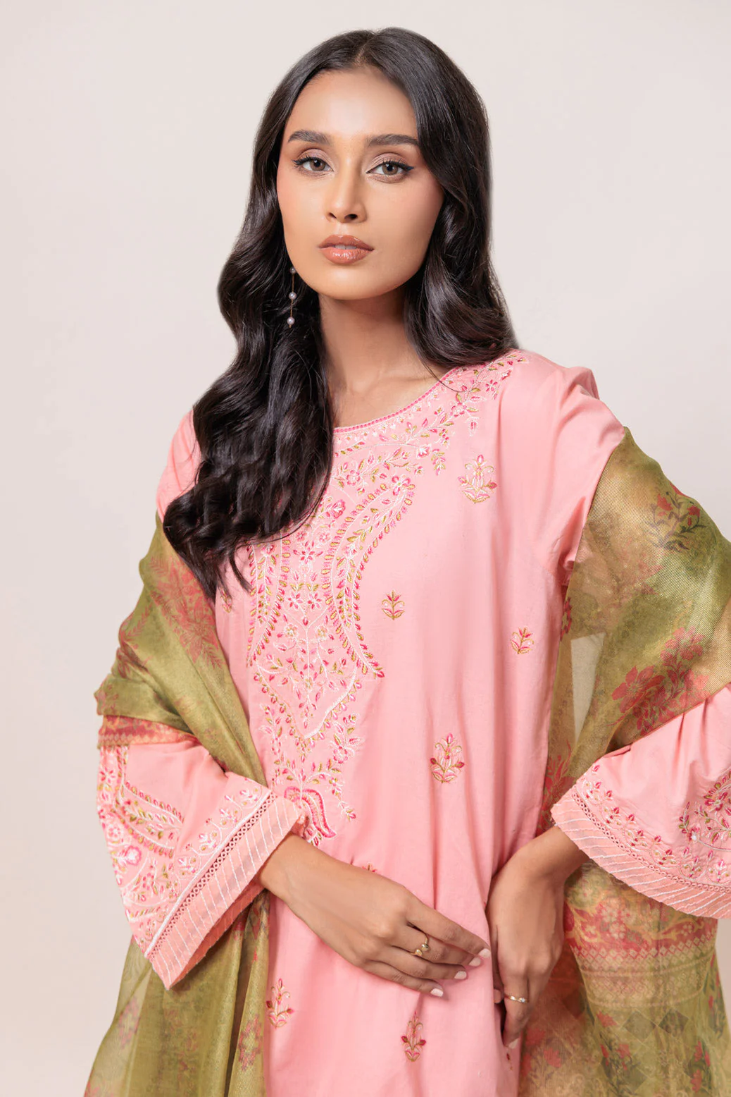 PEACH-CAMBRIC-3 PIECE (BPS5243P38) - Image 4