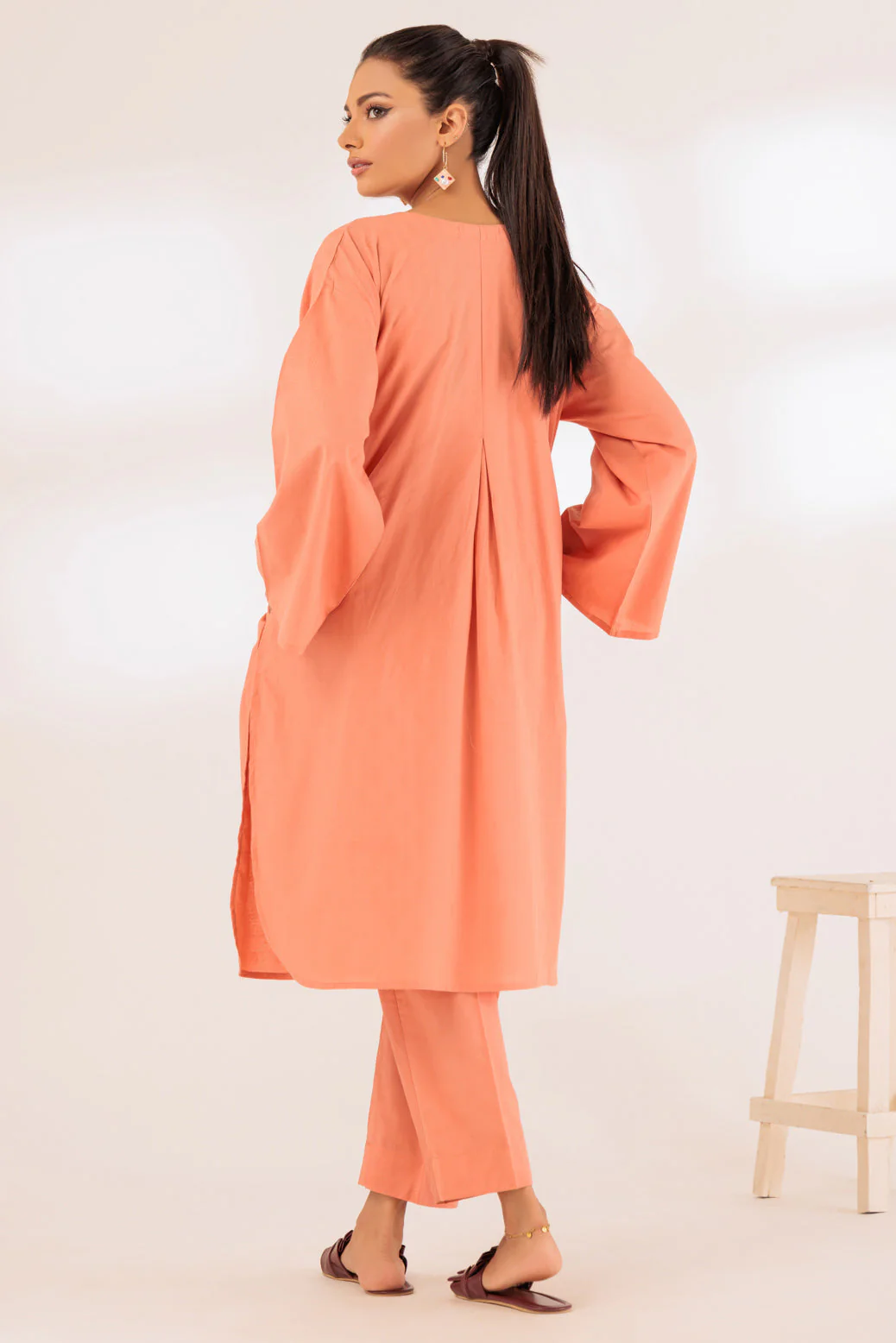 PEACH-JACQAURD-2 PIECE (BSSS232P08) - Image 5