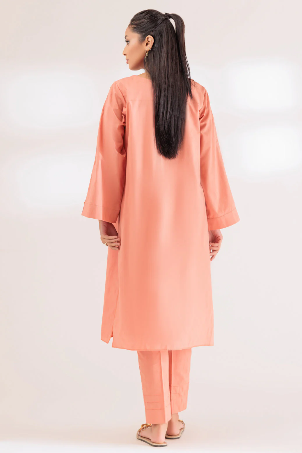 PEACH-JACQAURD-2 PIECE (SRLS232P20) - Image 5