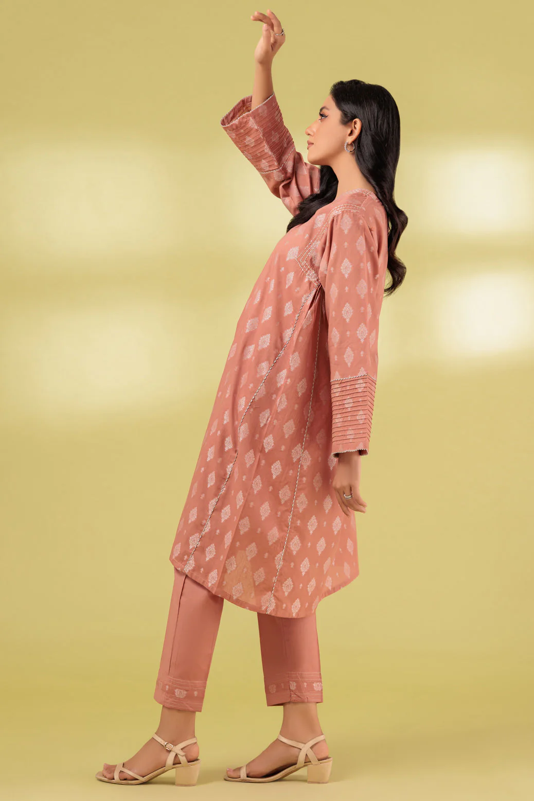 PEACH-JACQUARD-2 PIECE (SAS232P33) - Image 3