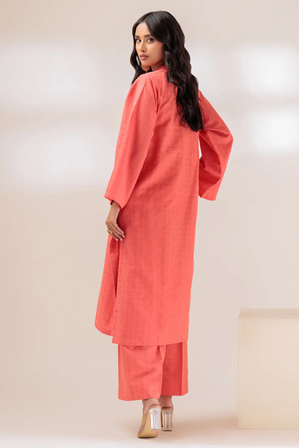 PEACH-JACQUARD-2 PIECE (WS6232P23) - Image 4