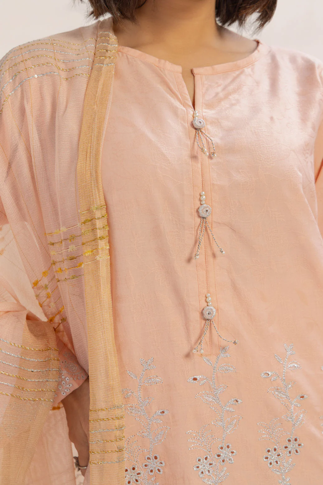 PEACH-JACQUARD-3 PIECE (BS2243P12) - Image 2