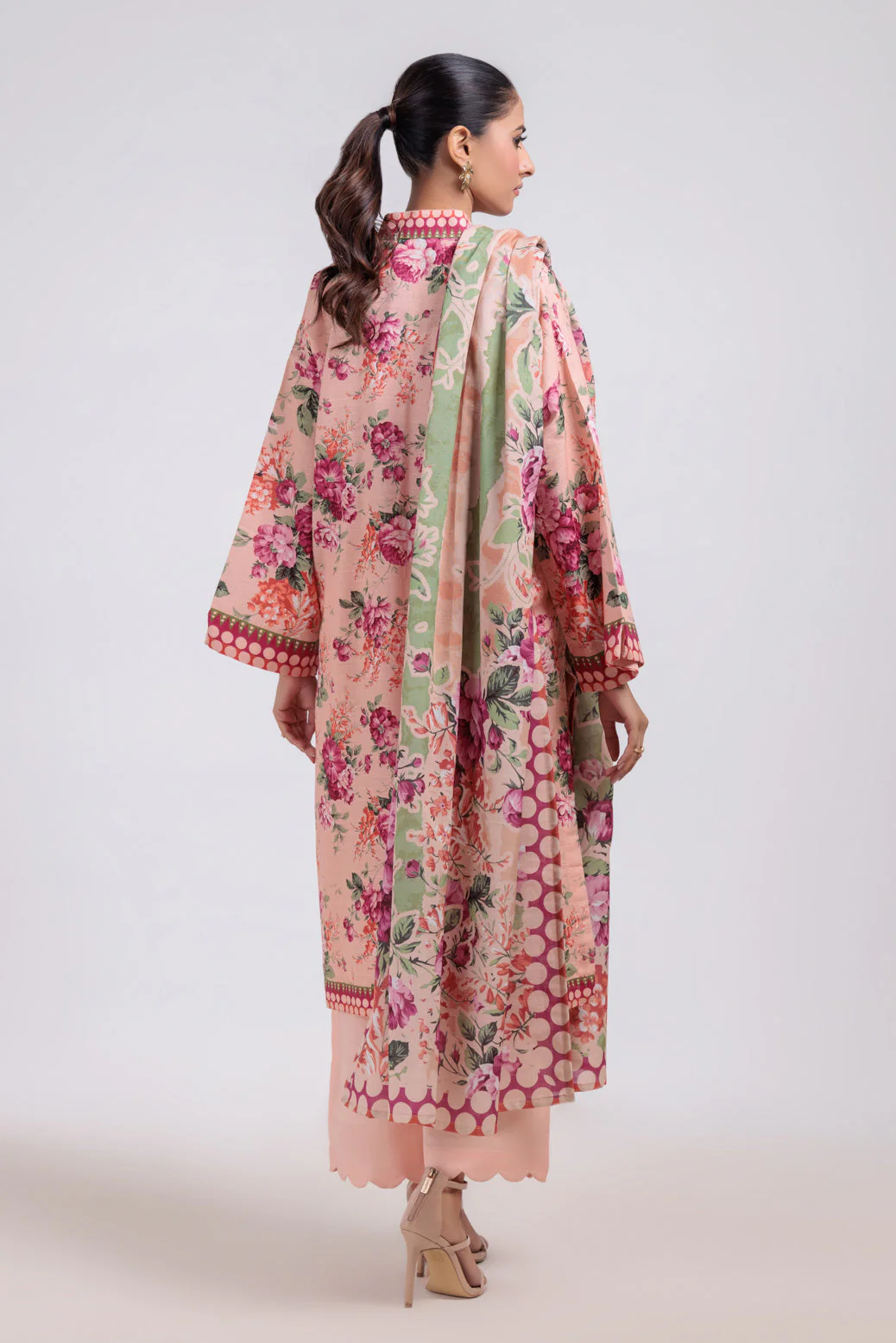 PEACH-KHADDAR-3 PIECE (WS7243P48) - Image 5