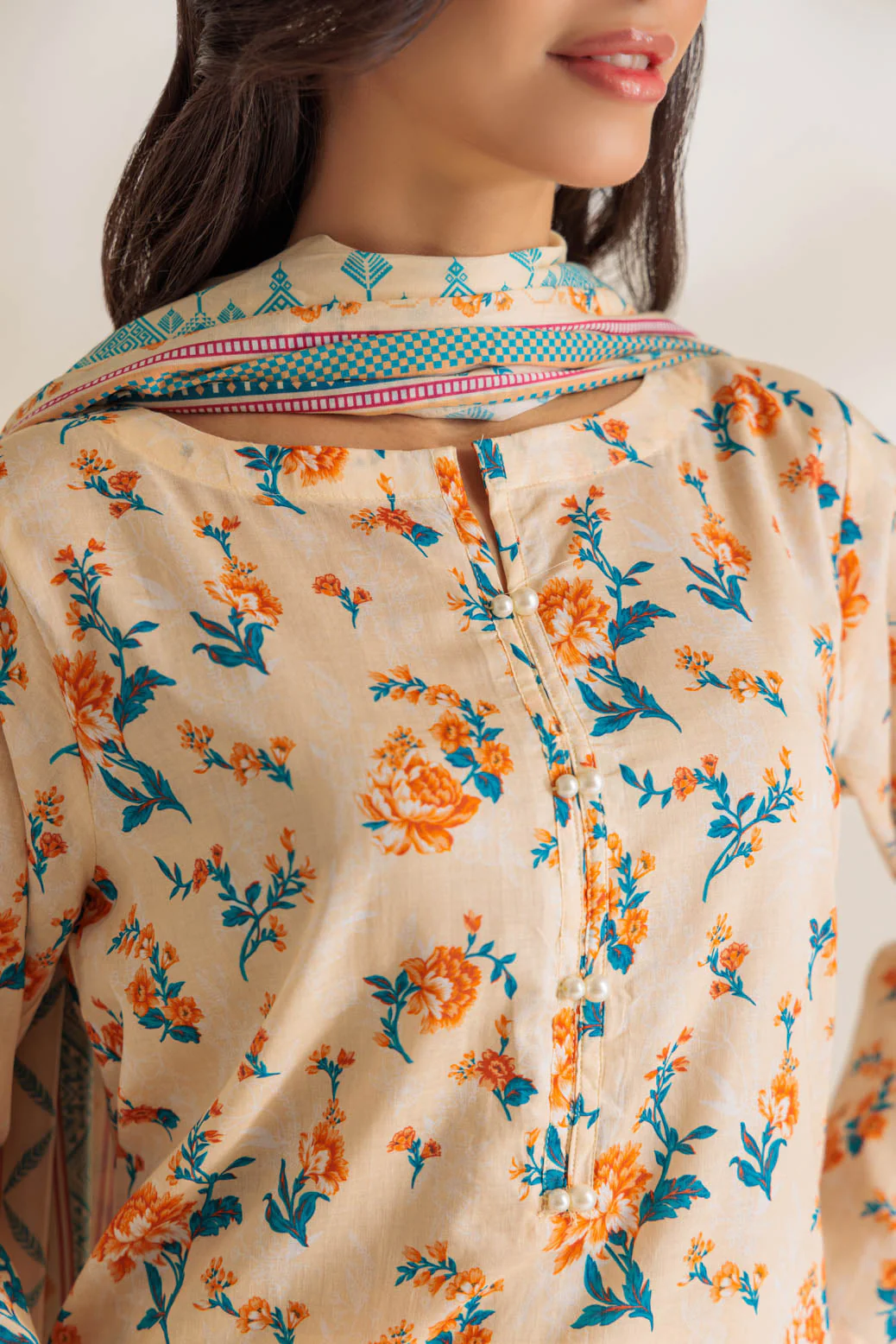 PEACH-LAWN-3 PIECE (BPS1243P09) - Image 2