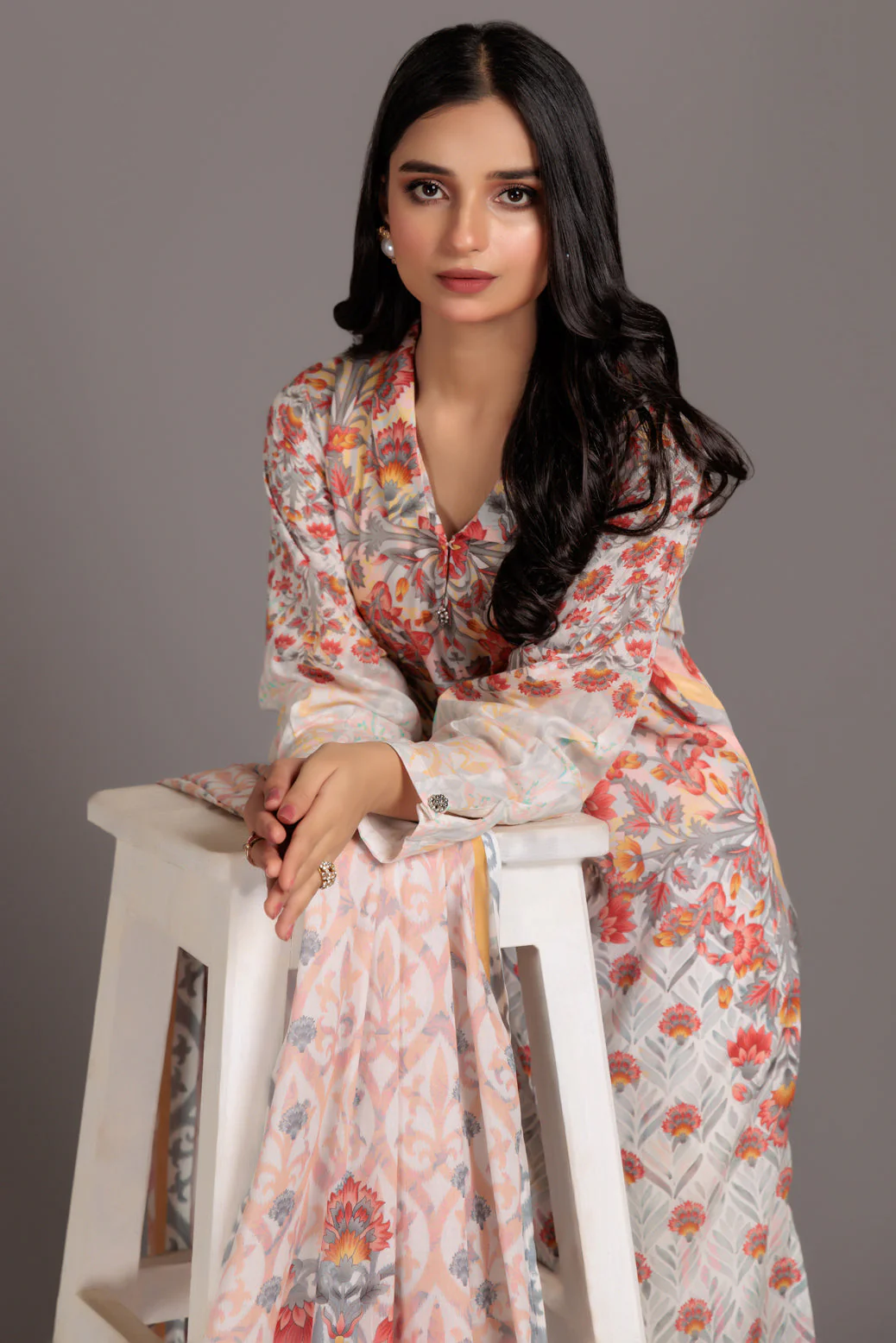 PEACH-LAWN-3 PIECE (SRS233P47) - Image 2