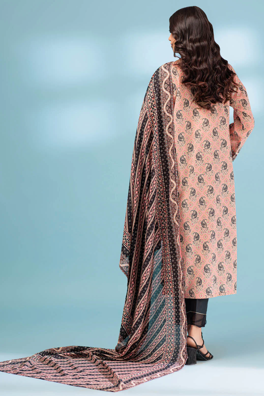 PEACH-LAWN-3 PIECE (SSS233P73) - Image 2