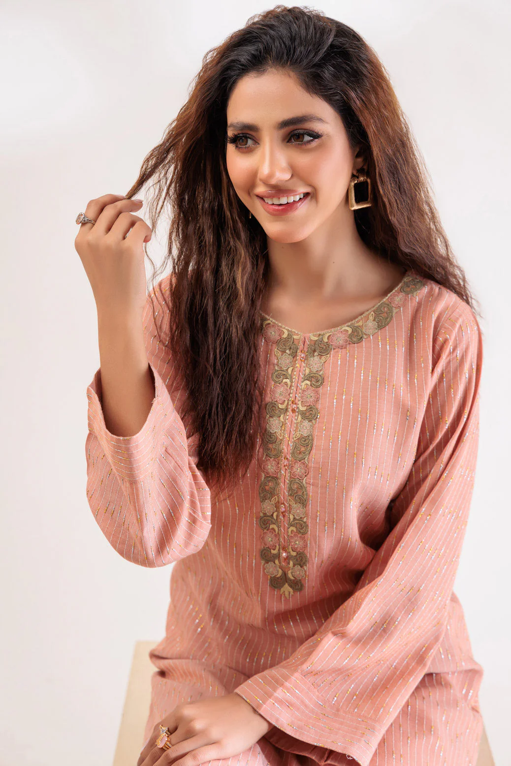 PEACH-LUREX-2 PIECE (SS6242P08) - Image 2