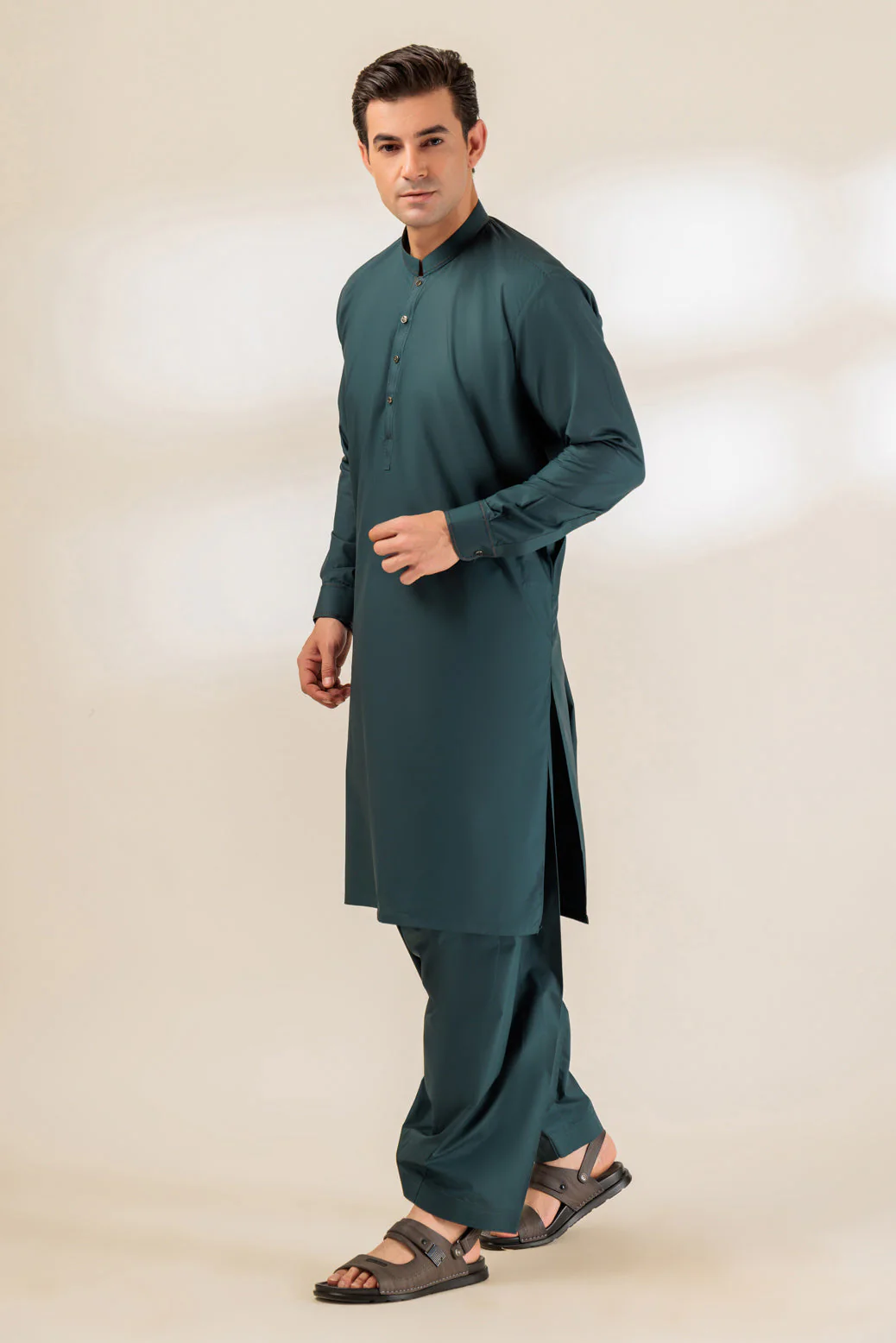 PEACOCK-BLENDED-SHALWAR SUIT - (GSBS24-018) - Image 3