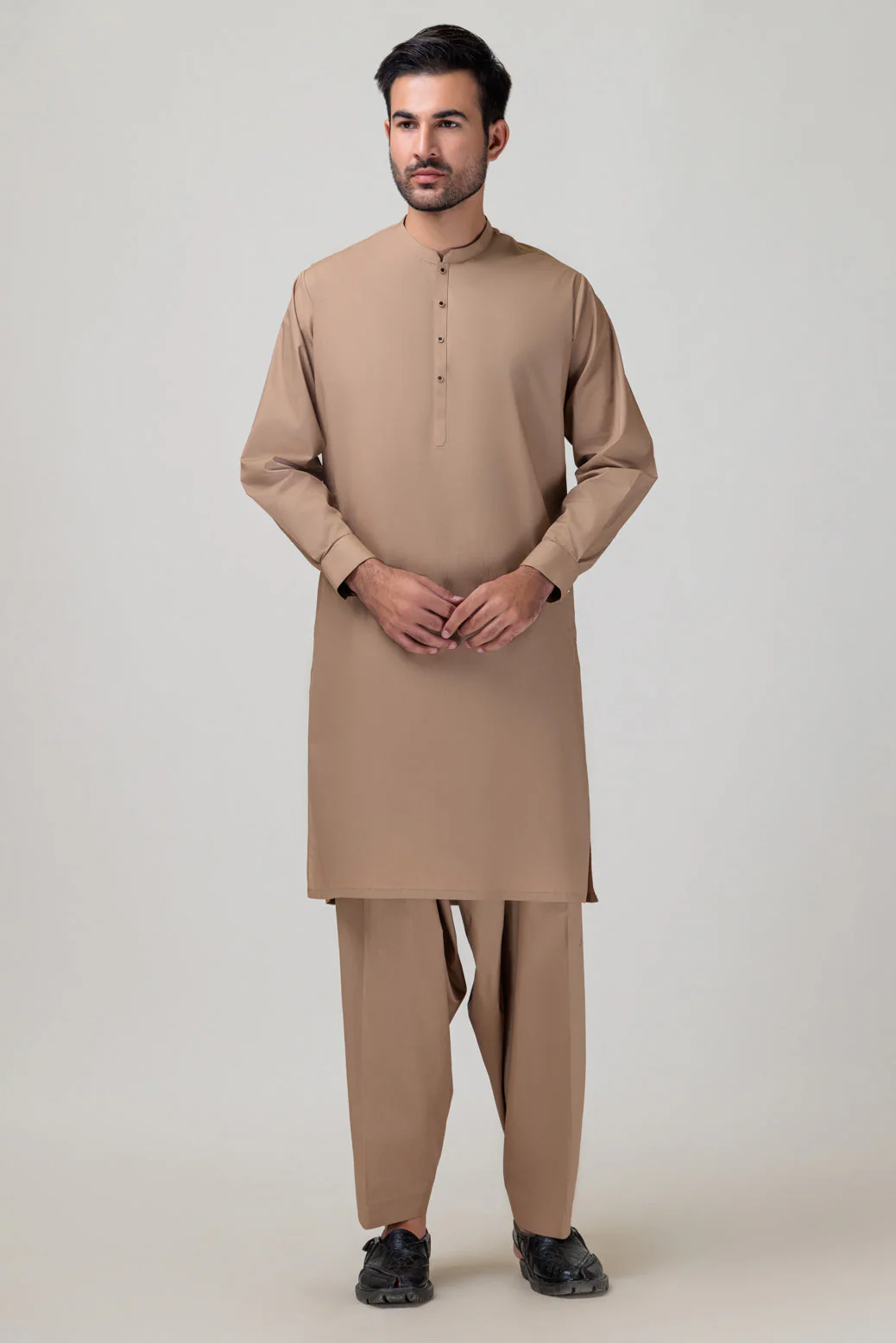 PEANUT-BLENDED-KURTA SHALWAR - (KSRB23-012) - Image 3