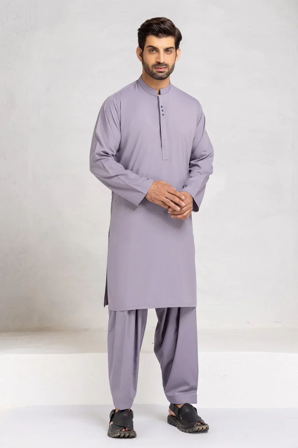 PIGEON-BLENDED-KURTA SHALWAR (KSRS23-001) - Image 4