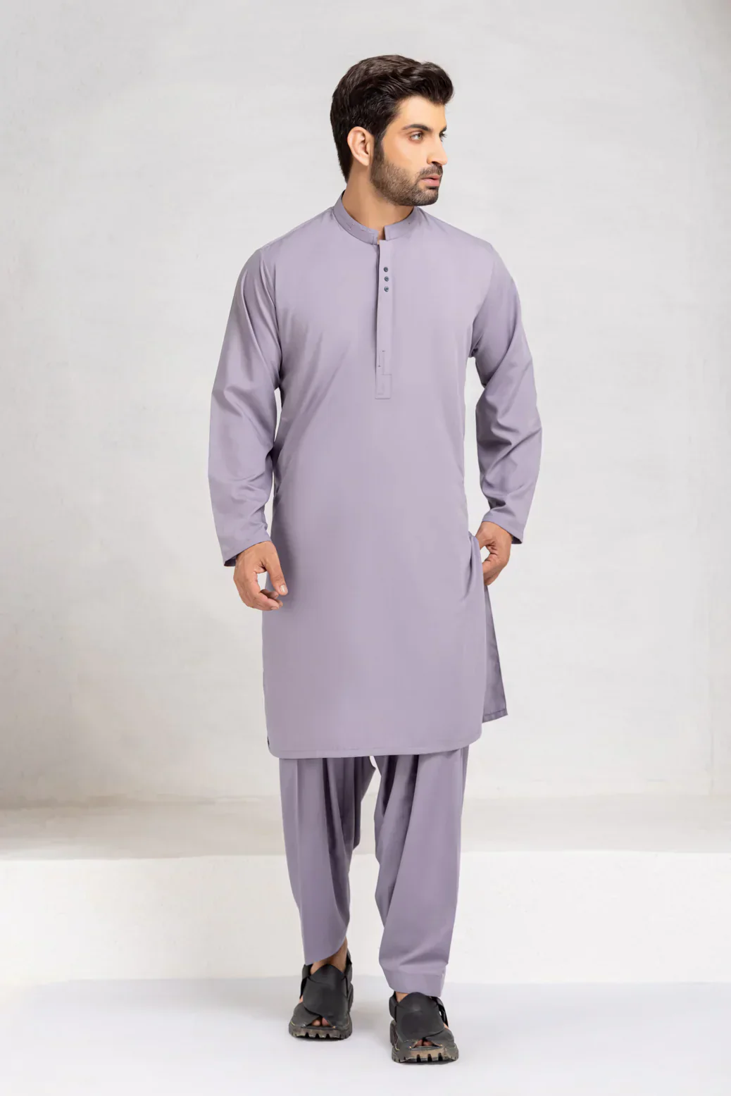 PIGEON-BLENDED-KURTA SHALWAR (KSRS23-001) - Image 5