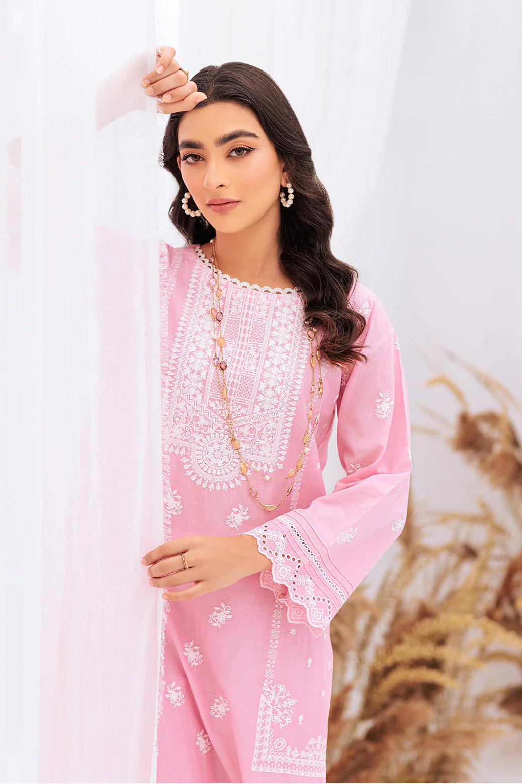 PINK-CAMBRIC-2 PIECE (BSHS232P03) - Image 3