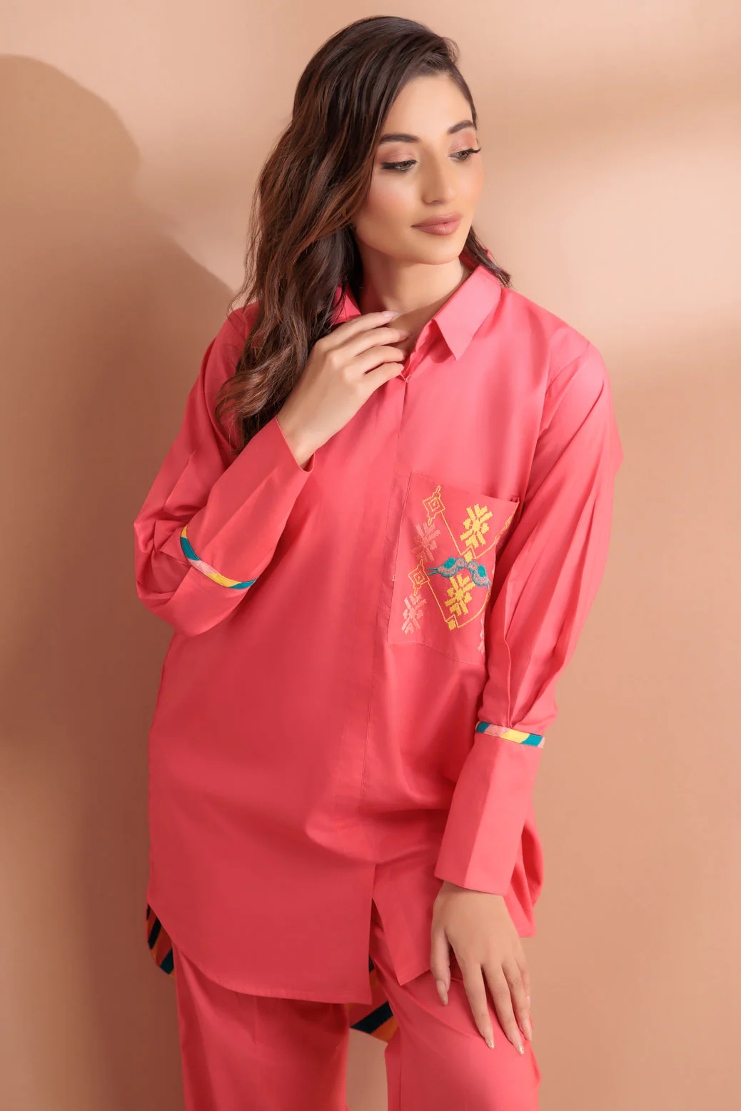 PINK-CAMBRIC-2 PIECE (PWA6232P03) - Image 2