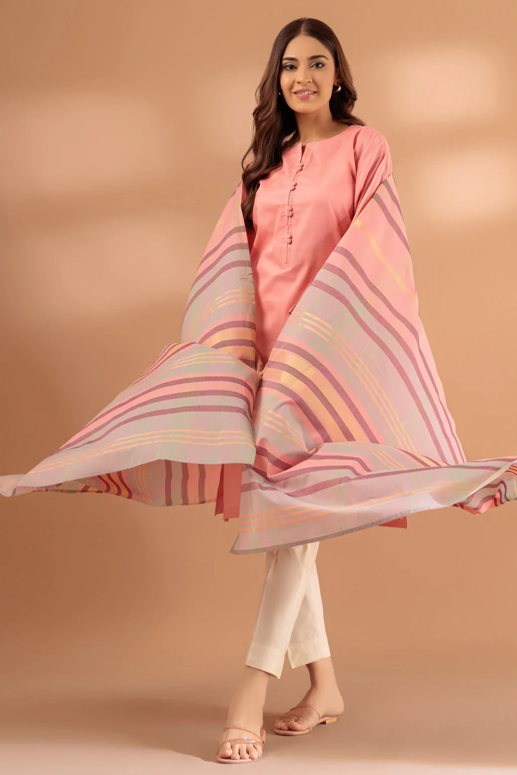 PINK-CAMBRIC-2 PIECE (SS2242P04) - Image 3