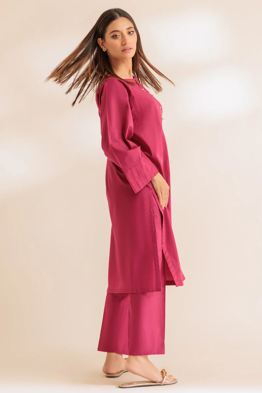 PINK-CAMBRIC-2 PIECE (SS2242P07) - Image 2