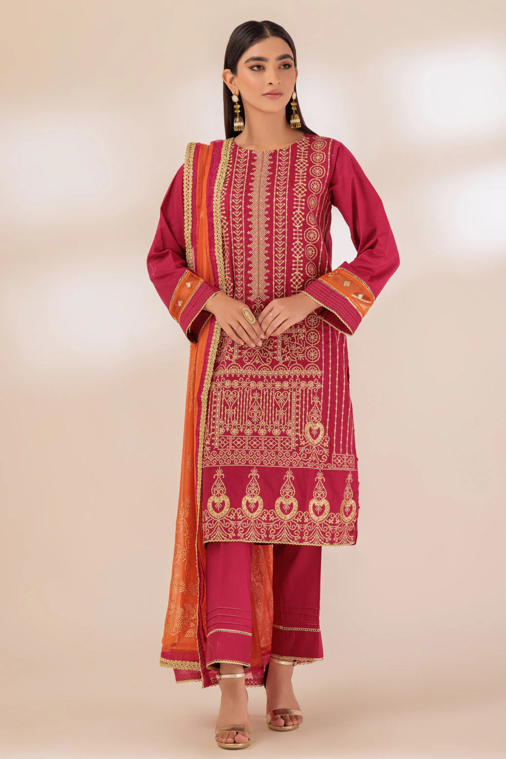 PINK-CAMBRIC-3 PIECE (BSHS233P12) - Image 4