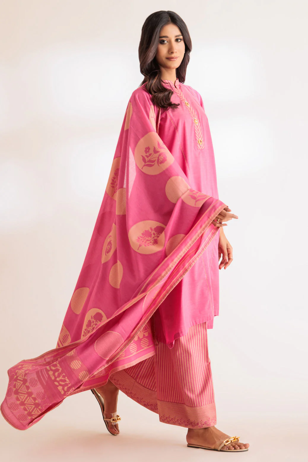 PINK-CHAMBRAY-3 PIECE (SS6243P10) - Image 2