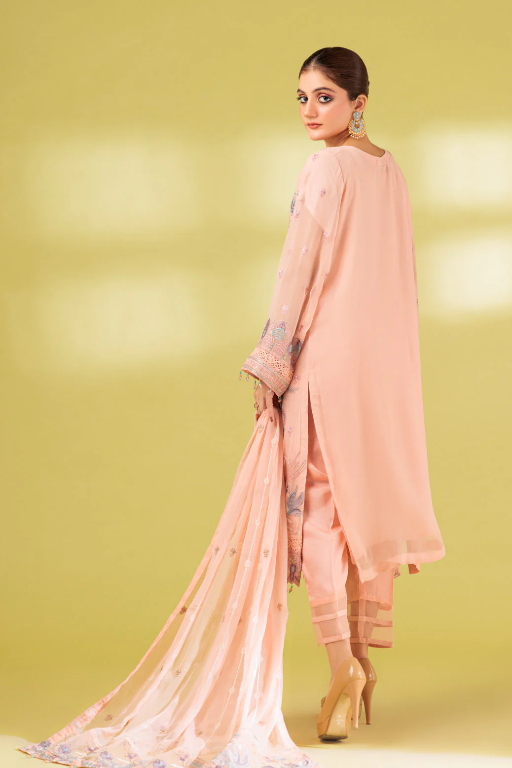 PINK-CHIFFON-3 PIECE (MWF233P07) - Image 4