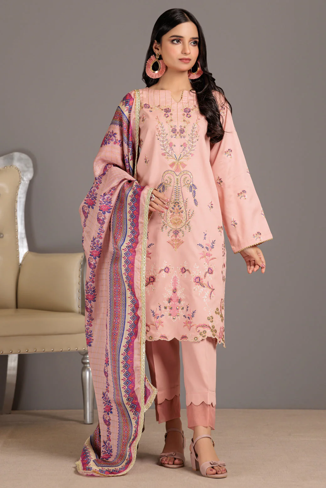 PINK-CORDUROY-3 PIECE (HR3W223P04) - Image 2