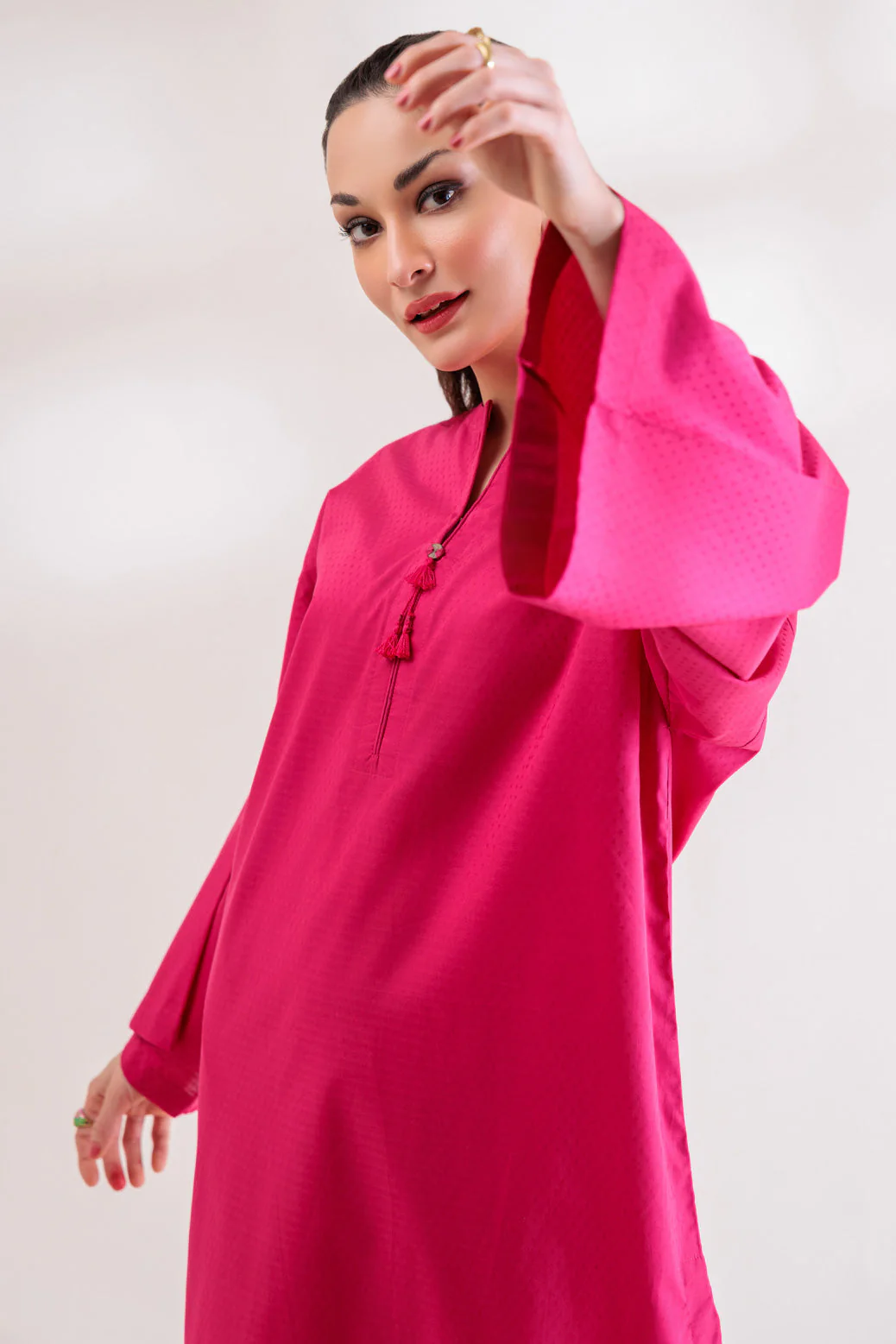 PINK-DOBBY-2 PIECE (SS2242P13) - Image 2