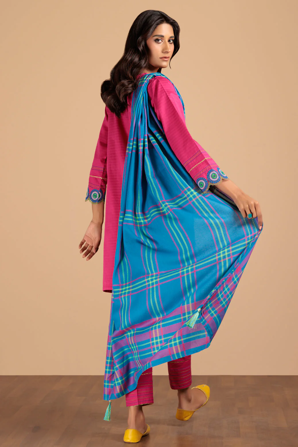 PINK-DOBBY-3 PIECE (A2Z223P01) - Image 2