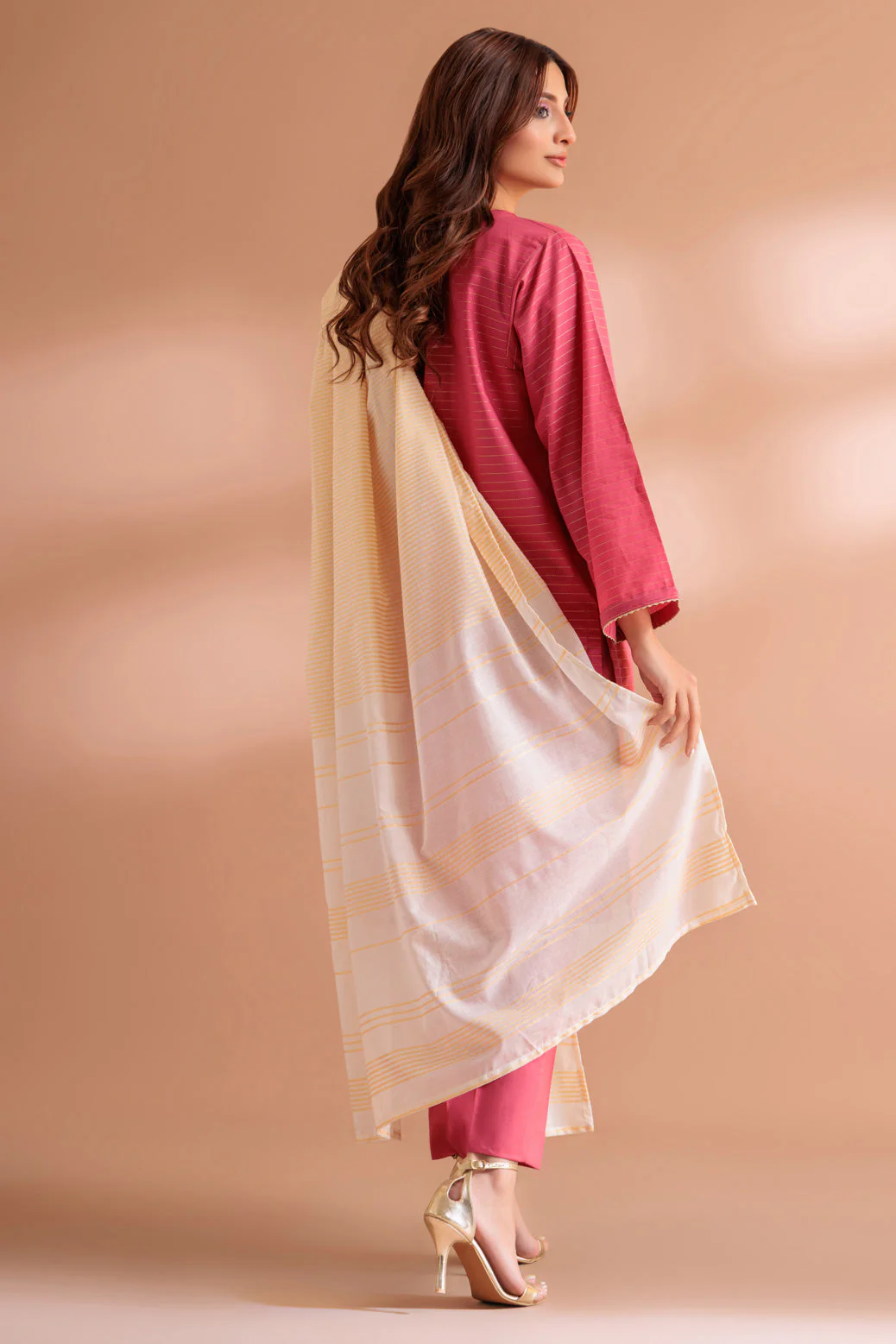 PINK-DOBBY-3 PIECE (SS2243P07) - Image 4