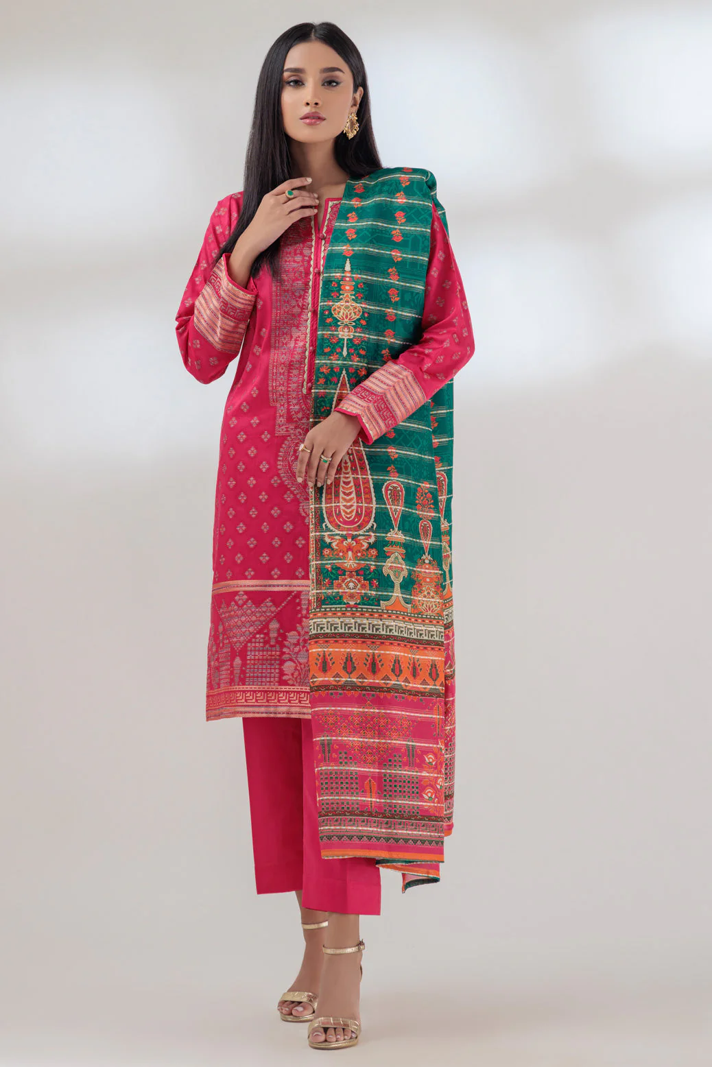 PINK-DYED-3 PIECE (PWS2233P04) - Image 4