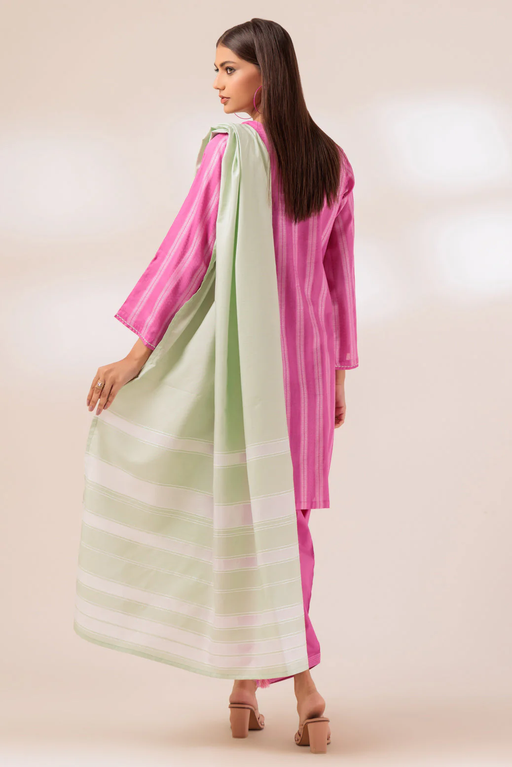 PINK-DYED DOBBY-3 PIECE (PWS5233P03) - Image 4