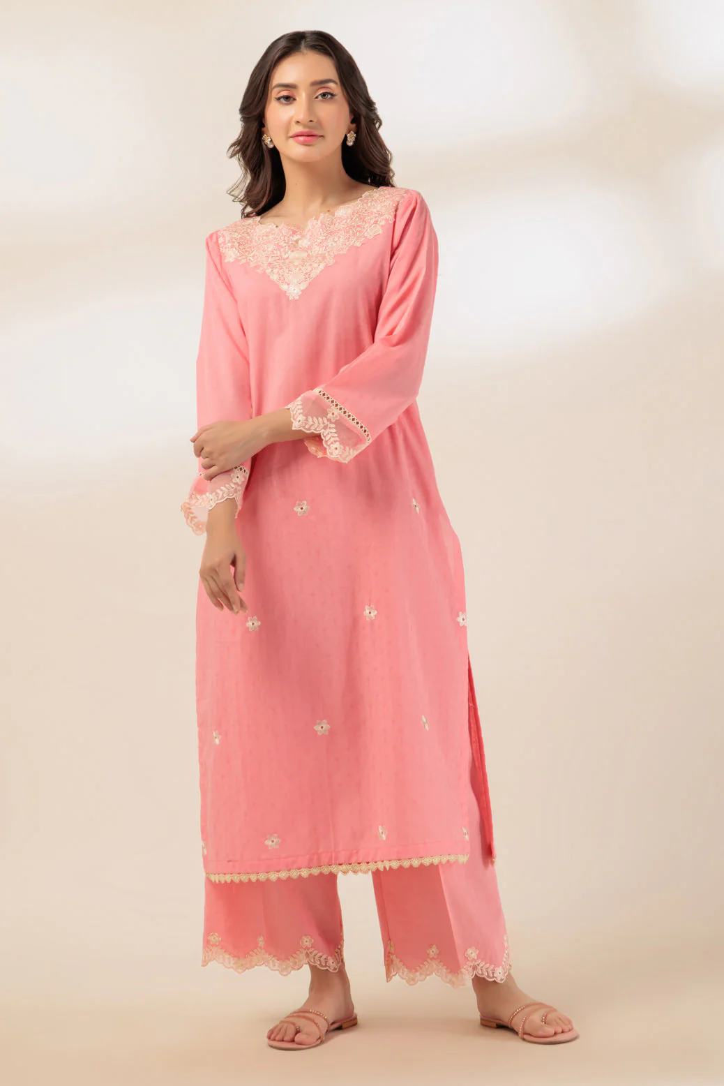 PINK-JACQUARD-2 PIECE (BS1242P04) - Image 3