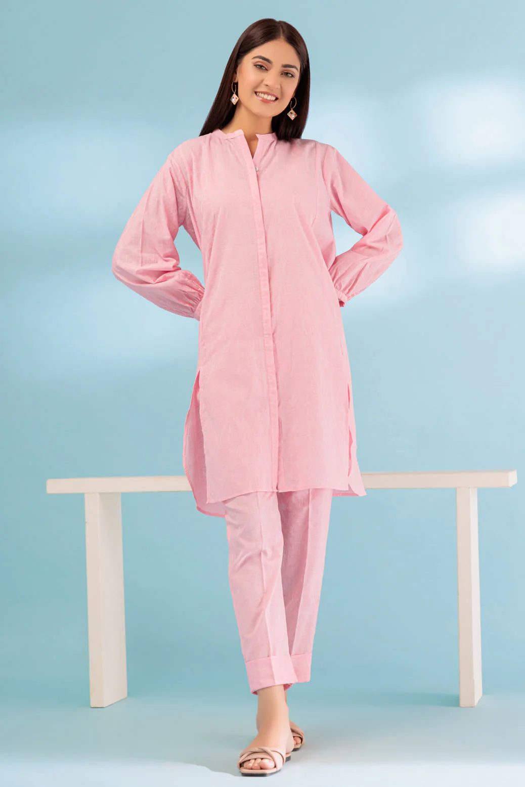 PINK-JACQUARD-2 PIECE (BSSS232P24) - Image 4