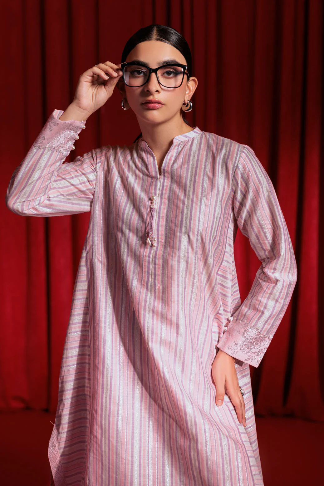 PINK-JACQUARD-2 PIECE (PWS6242P01) - Image 2