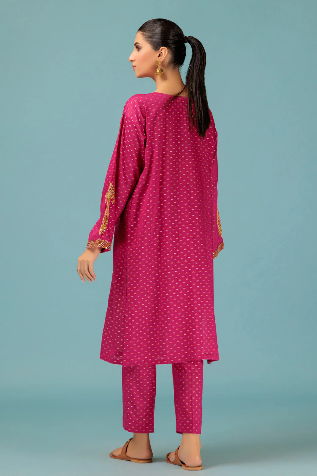 PINK-JACQUARD-2 PIECE (SSS232P64) - Image 4