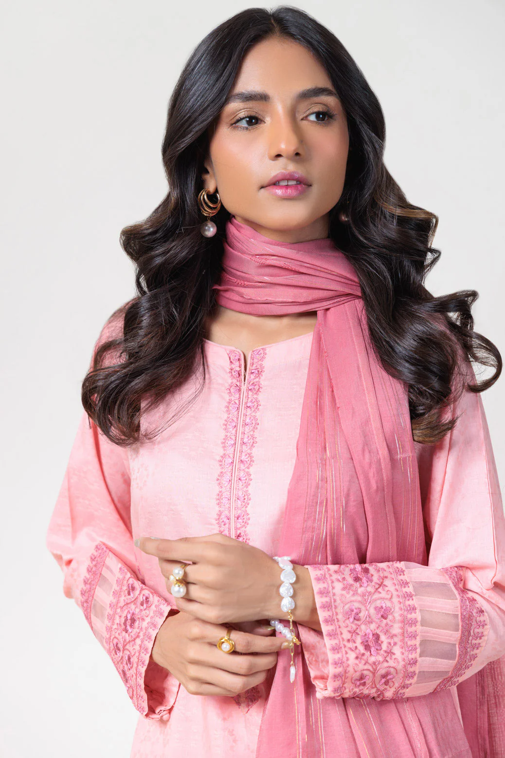 PINK-JACQUARD-3 PIECE (BPS1243P18) - Image 2