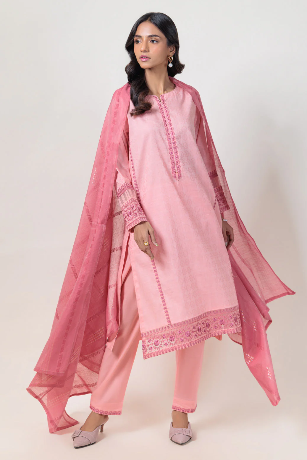 PINK-JACQUARD-3 PIECE (BPS1243P18) - Image 4