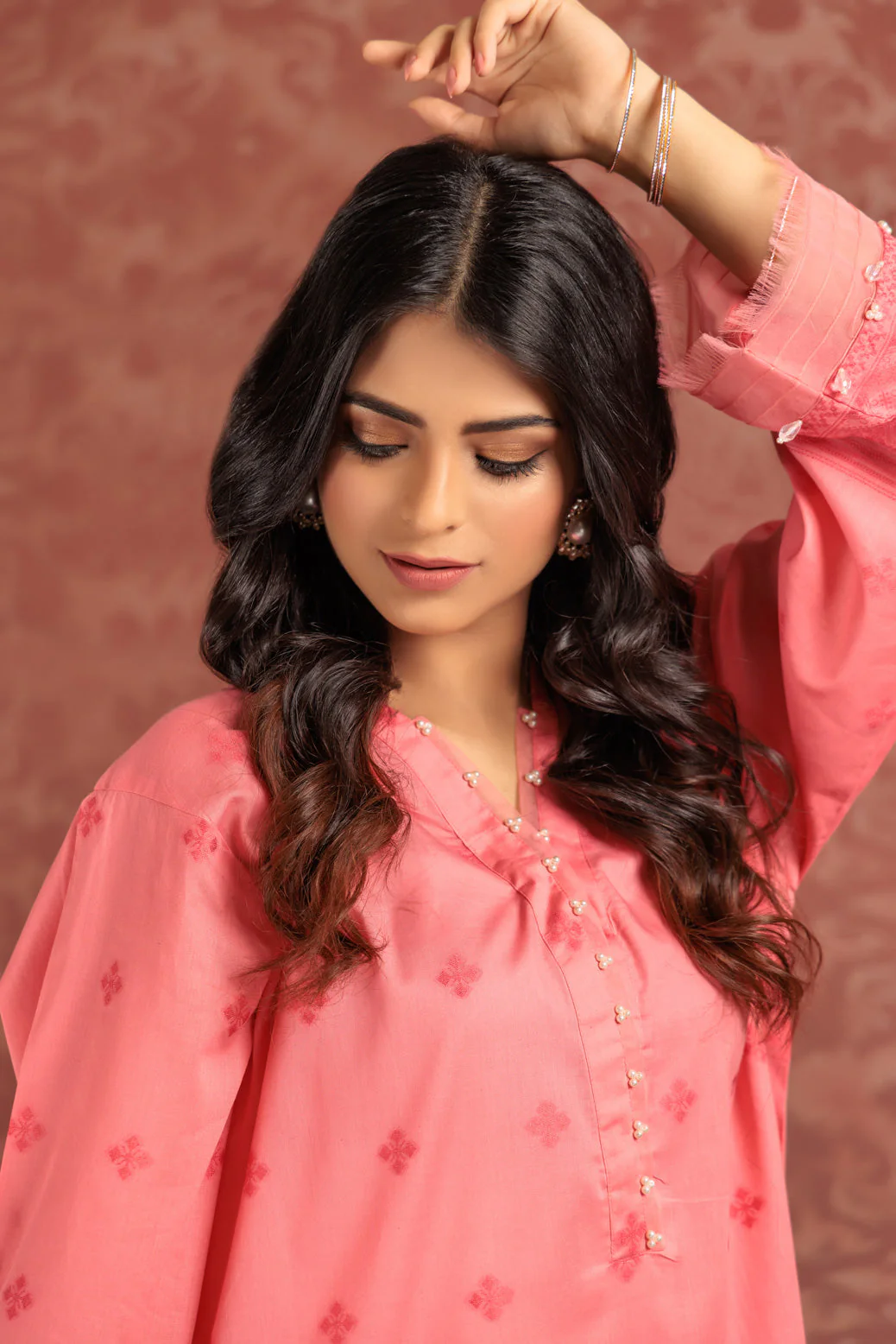 PINK-JACQUARD-3 PIECE (JRS233P01) - Image 2