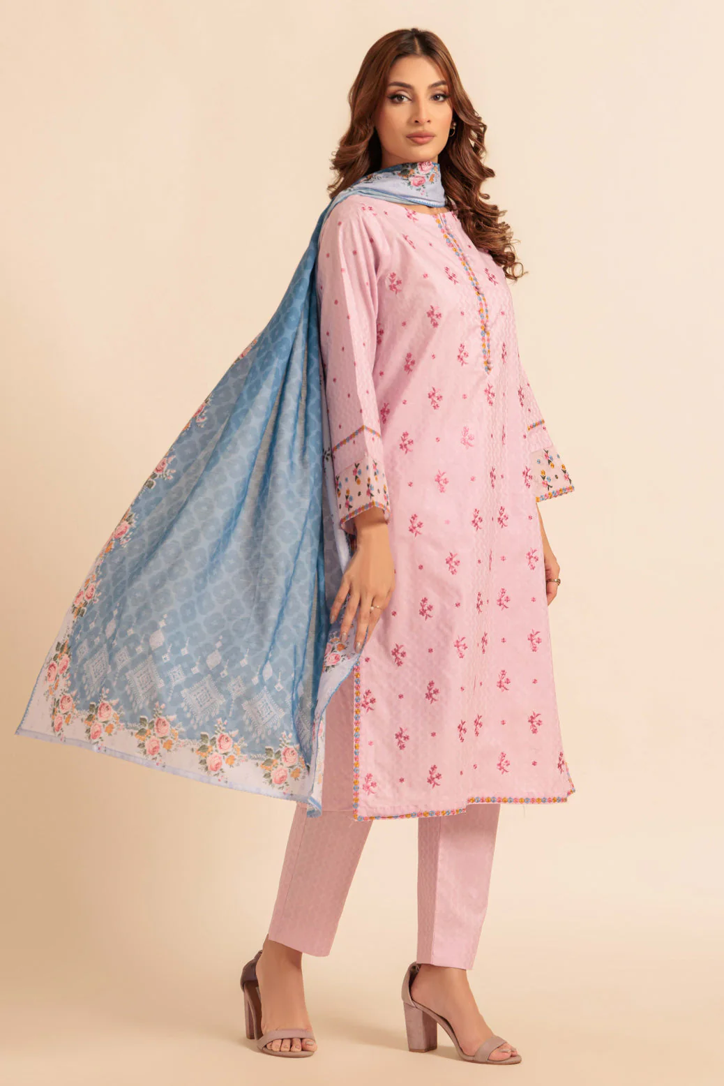 PINK-JACQUARD-3 PIECE (PWS1243P10) - Image 2