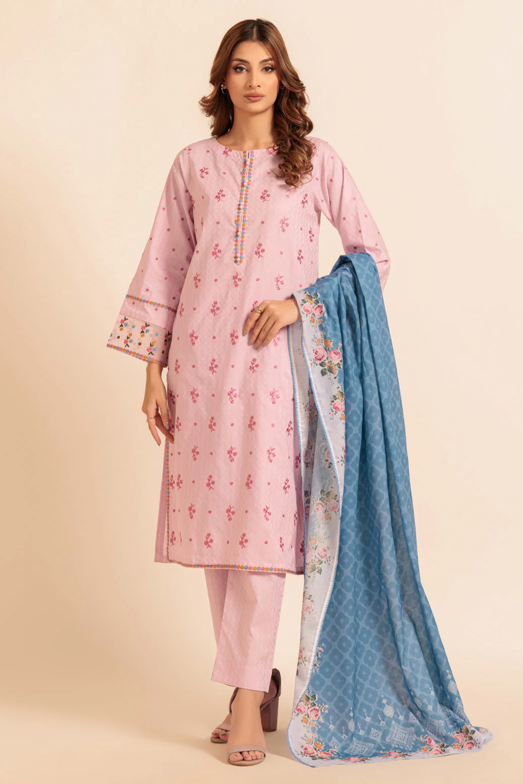 PINK-JACQUARD-3 PIECE (PWS1243P10) - Image 3