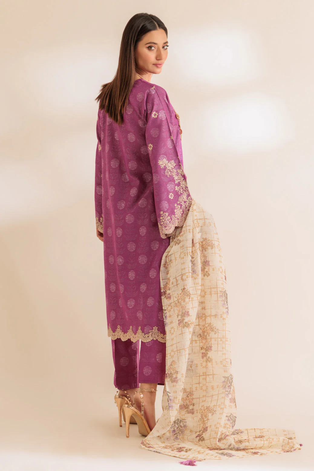 PINK-JACQUARD-3 PIECE (SS6243P08) - Image 5