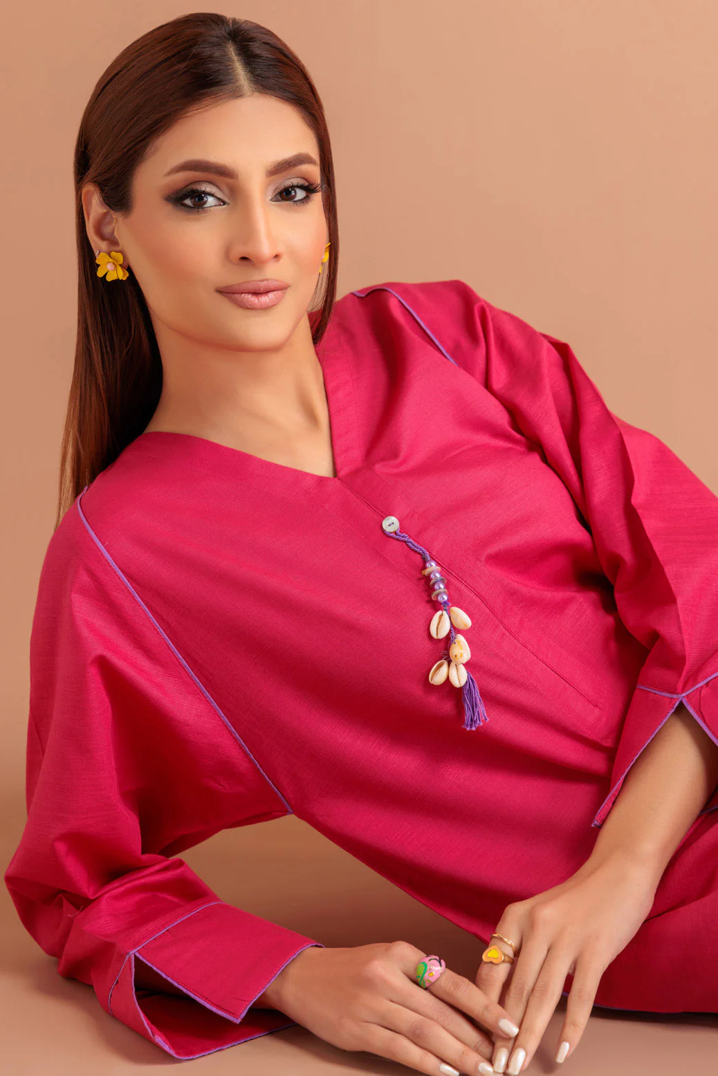 PINK-KHADDAR-2 PIECE (WS1232P09) - Image 2