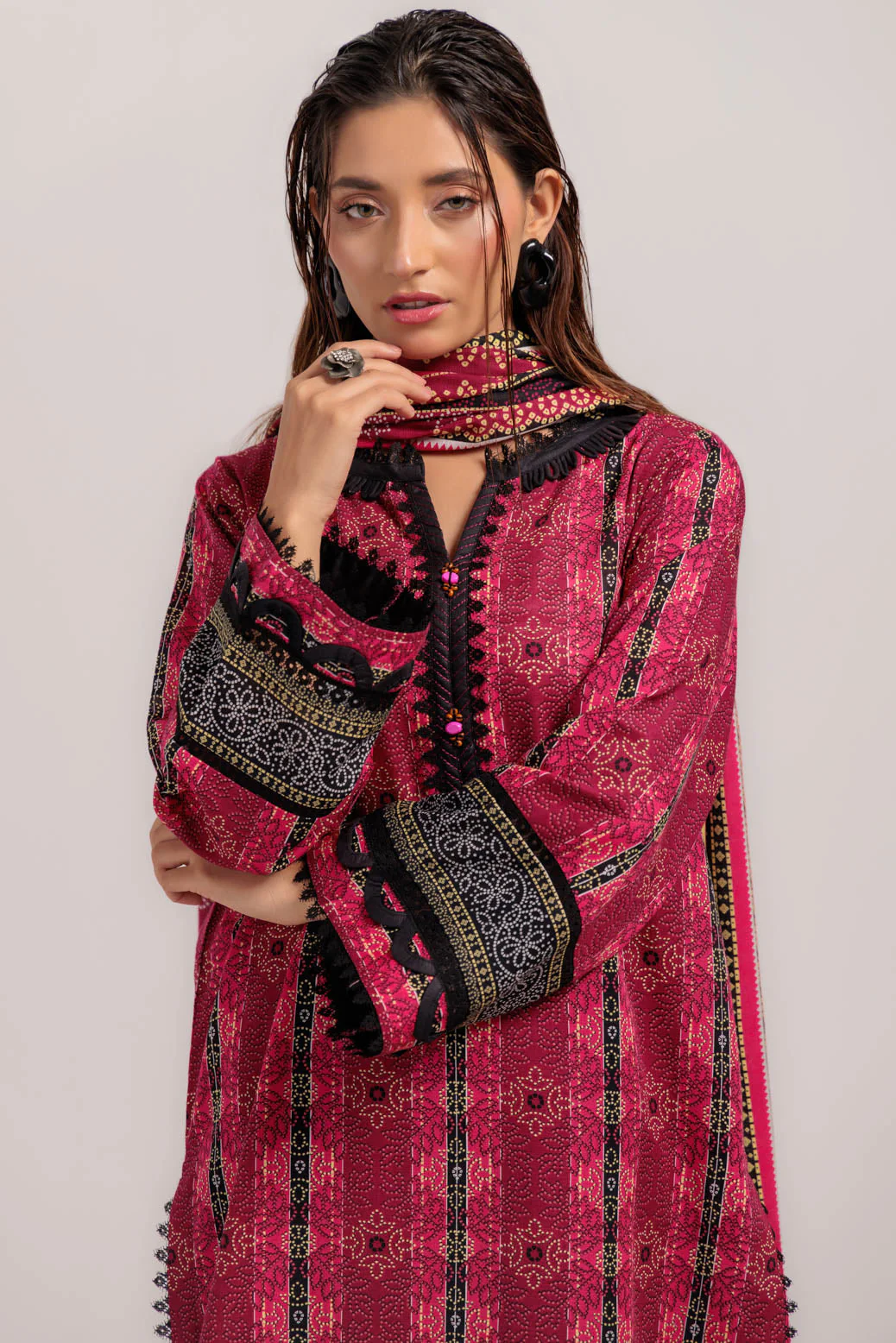 PINK-KHADDAR-2 PIECE (WS6242P02) - Image 4