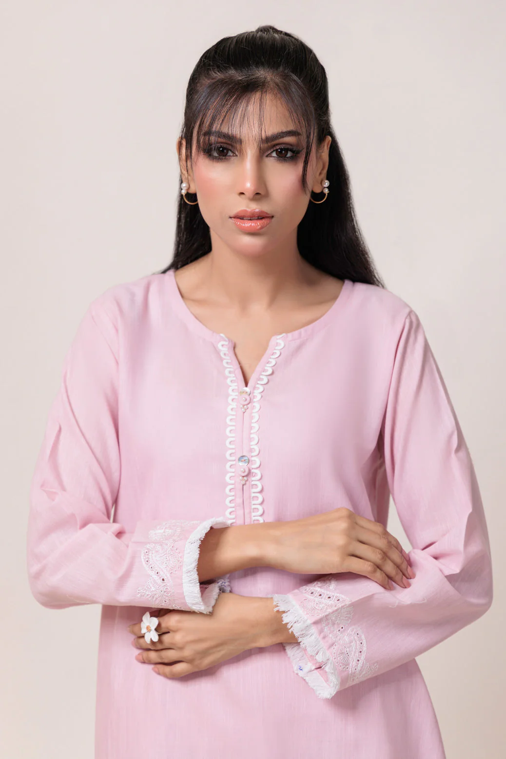 PINK-KHADDAR-2 PIECE (WS7242P03) - Image 3