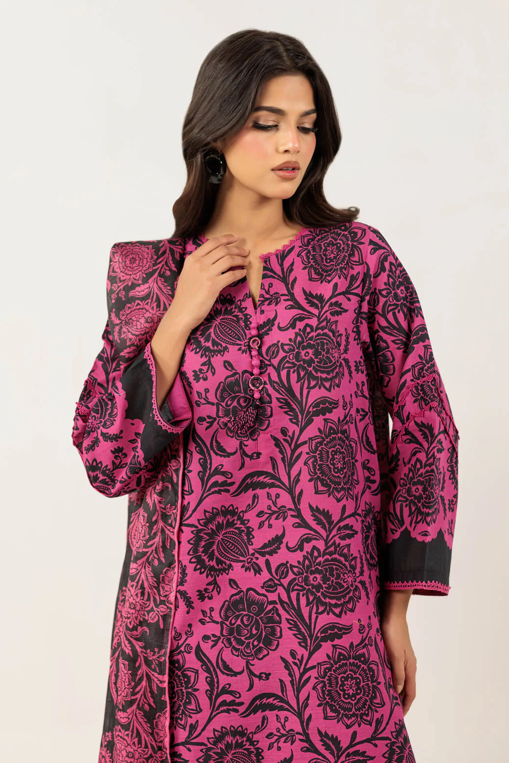 PINK-KHADDAR-3 PIECE (WS2243P25) - Image 4