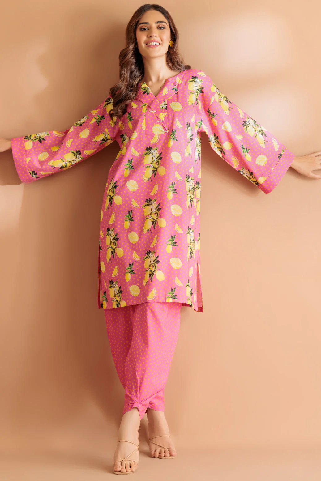 PINK-LAWN-2 PIECE (6S24A2P044) - Image 2